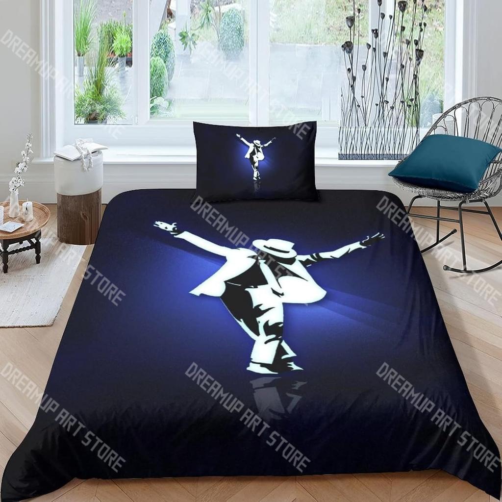 Fashion Michael Jackson Bedding Set Single Twin Full Queen King Size Bed Set Kids Bedroom Duvetcover Sets Bed Sheet Set