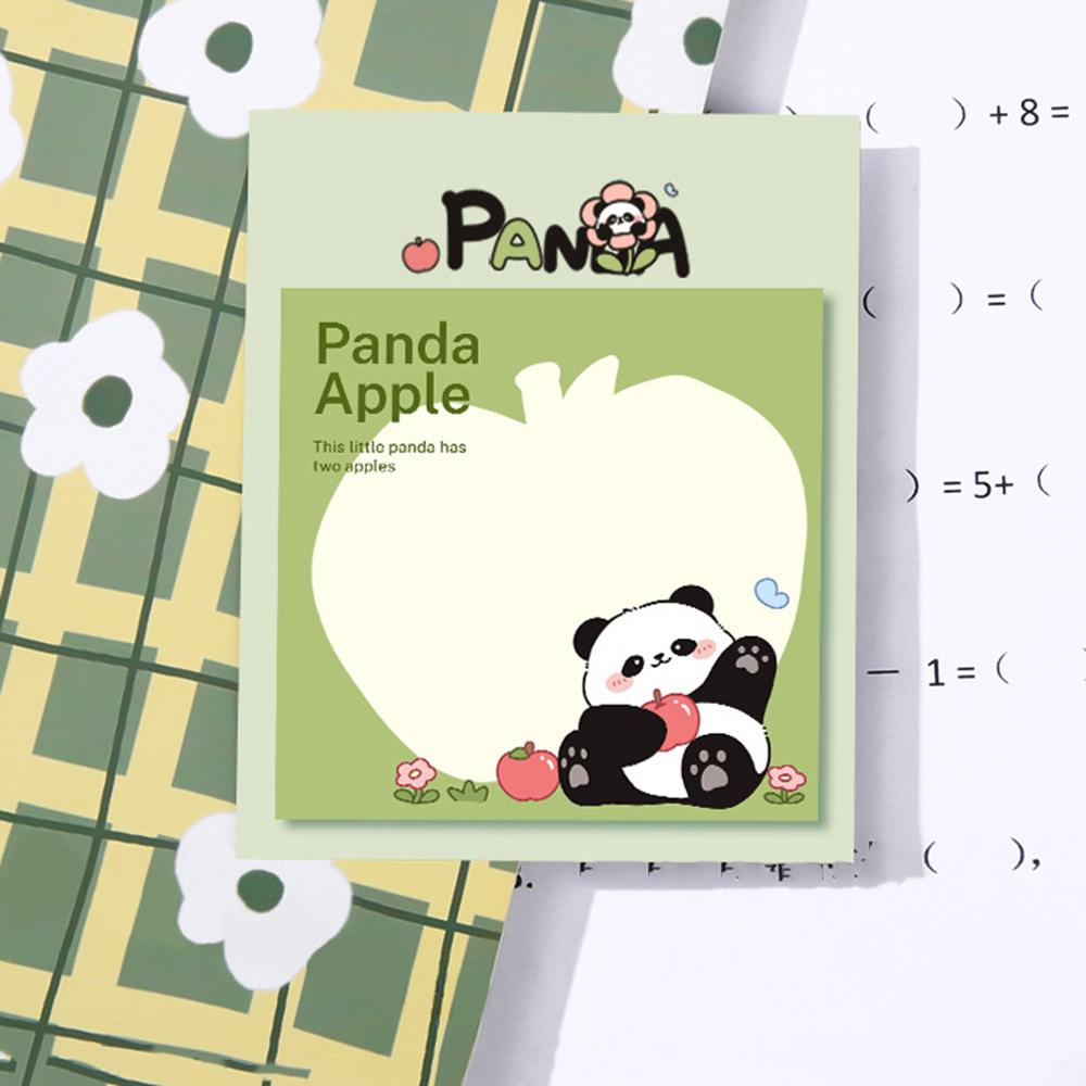 1 Piece Sticker Cute Panda Sticky Notes Memo Pads Office School Supplies Stationery