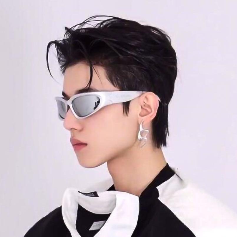 Fashion Cycling Glasses Black Silver Men Women Sunglasses Uv Protection Sports Goggle Camping Hiking Bicycle Eyewear Uv400