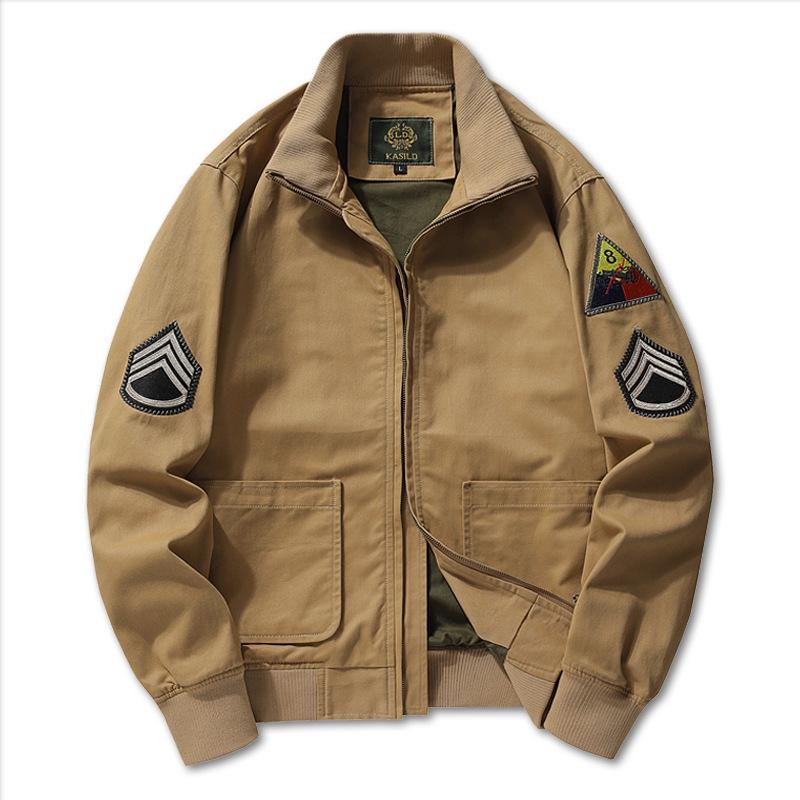 Mad Fury Men's M1942 Retro MA1 Military Air Force Pilot Jacket