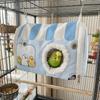 Thickened Cotton Parrot Warm Nest Warm Hanging Parrot House Bird Sleeping Cushion  Small Pet