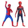 Superhelt Spiderman Kostyme Barn Spandex Jumpsuit Halloween Cosplay Kostymer Bodysuit Barn Hodedeksel Separasjon Festsett