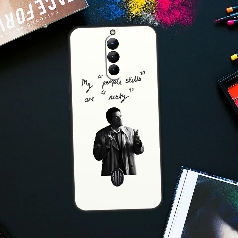 Angel Castiel Supernatural Case For ZTE Nubia Red Magic 9 8 8S Pro Plus RedMagic 6S 7S Pro 6 7 Pro 5S 6R 5G Back Cover