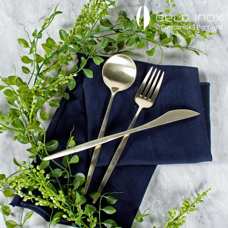 [belo inox] Spirit Titanium Champagne Fork (Matte)