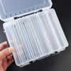 Double Sided Fishing Lure Organizer Multifunctional Fishing Hook Bait Case Fishing Bait Container Box for Storage Big Baits