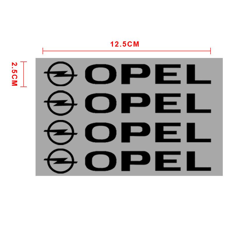 4 Stück Auto Türgriff Aufkleber Reifen Rückspiegel Aufkleber Für Opel Adam Ampera Corsa Insignia Karl Rocks-e Astra New Energy