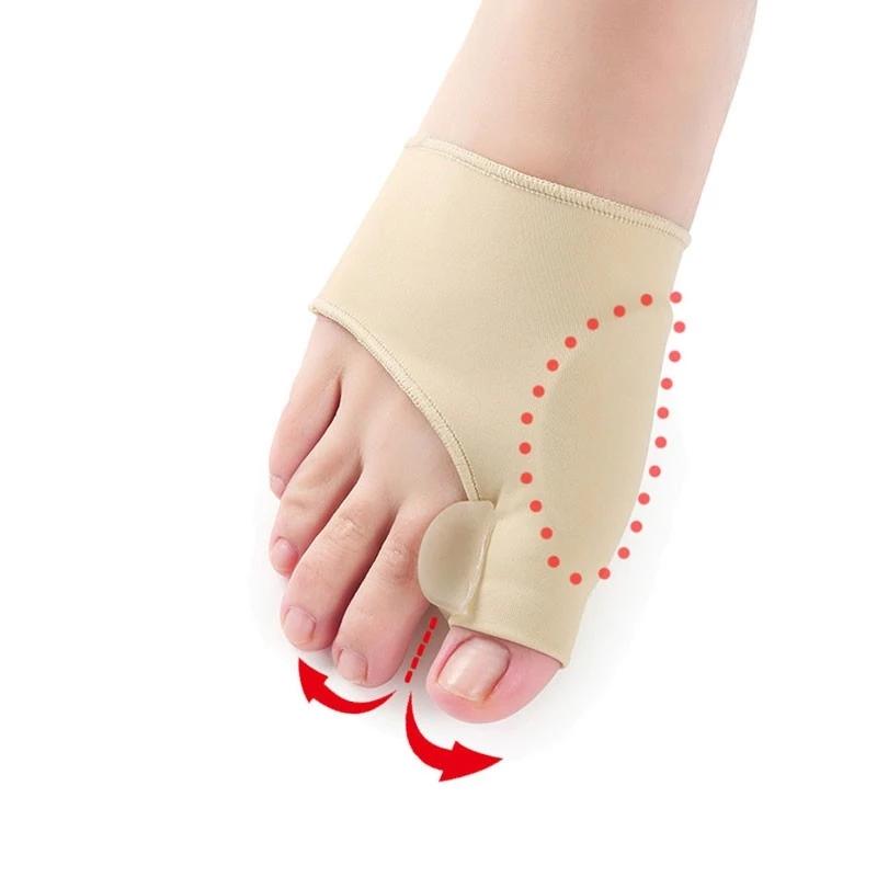 2Pcs=1Pair Big Toe Hallux Valgus Corrector Orthotics Feet Care Bone Thumb Adjuster Correction Pedicure Socks Bunion Straightener