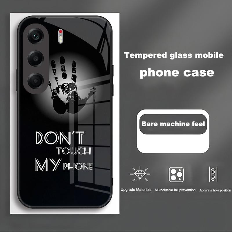 Capa For Tecno Camon 40 Pro Case Hard PC Tempered Glass Phone Cover For Tecno Camon 40 4G Camon40 Pro Shockproof Bumper Fundas