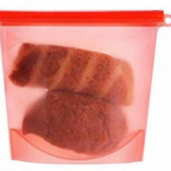 Silicone Reusable Food Storage Bag for Kitchen and Refrigerator