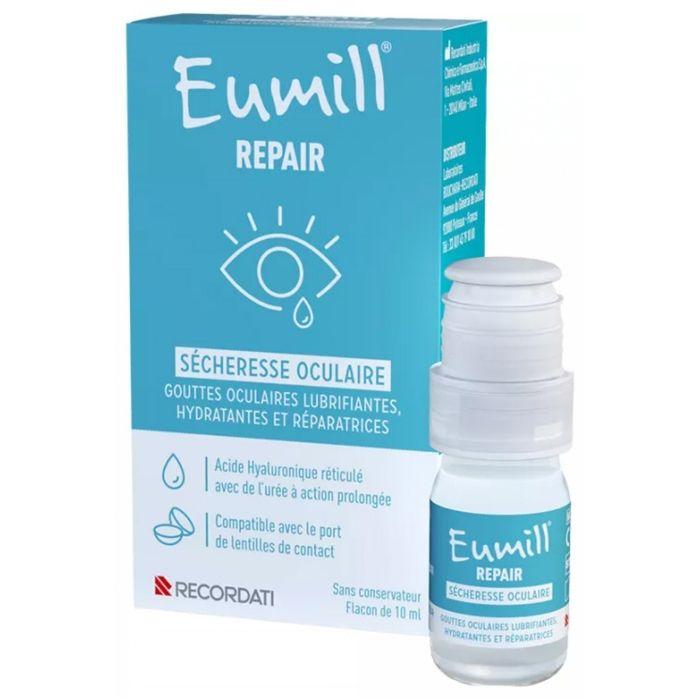 Eumill Repair Gouttes Lubrifiantes Sécheresse Oculaire 10 ml
