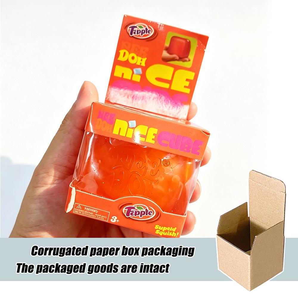 Schylling Needoh Cub Senzorial Fidget Pizza Ameliorarea Stresului Cub Moale Jucărie Strivibilă Anti-Anxietate Pentru Concentrare Populația ADHD
