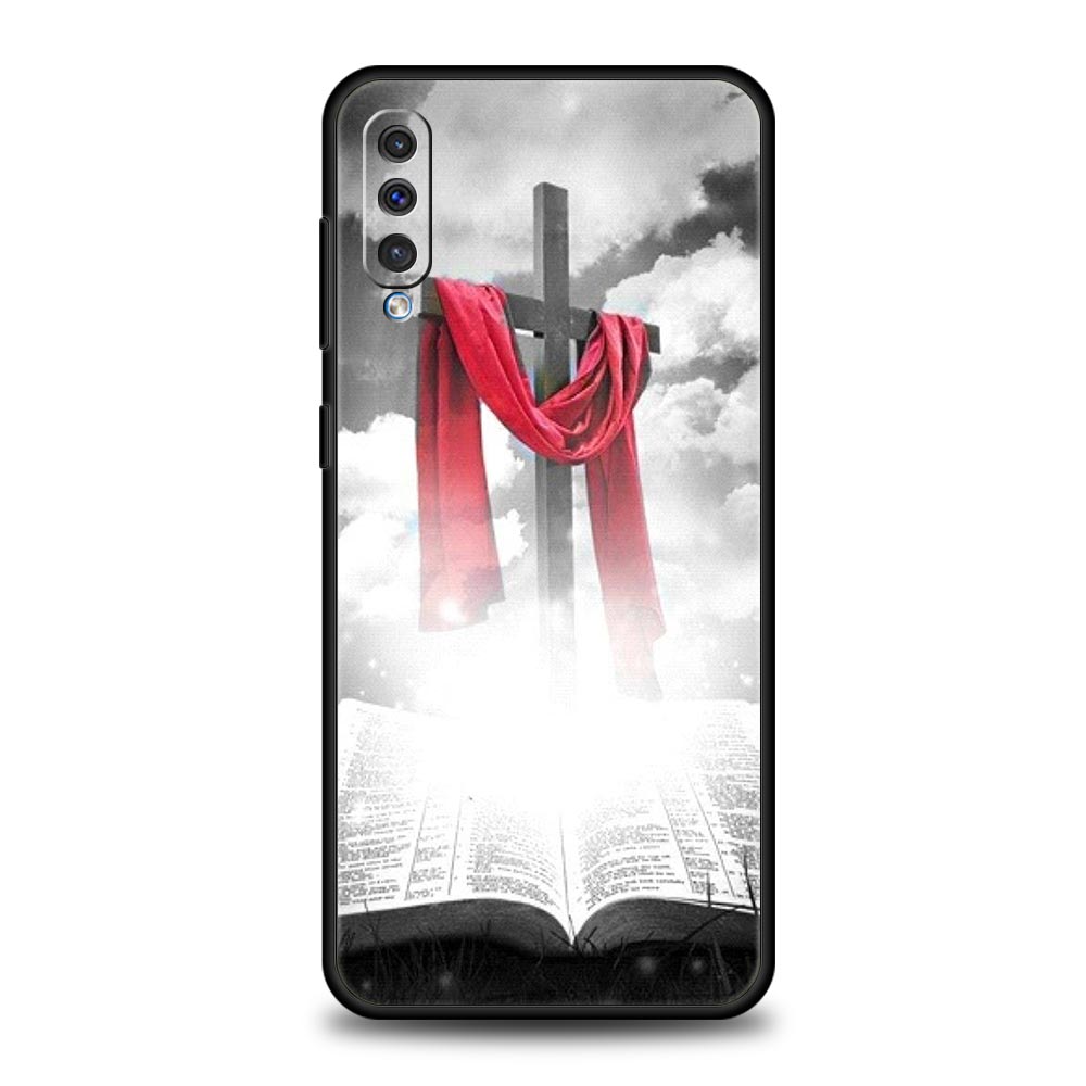 Faith Christian Religious Jesus Clear Phone Case For Samsung A56 A36 A26 A34 A17 A16 A06 A14 A12 A54 A72 A52 A50 A40 A32 Cover