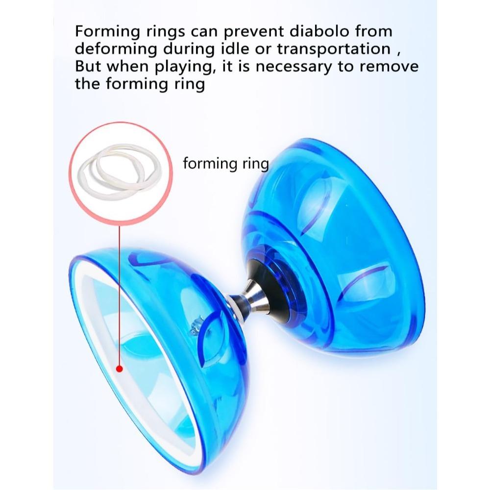 Soft Chinese Yo-yo Leather Mini Diabolo Chinese yoyo Set Entertainment Supplies Diabolo Toy  Child