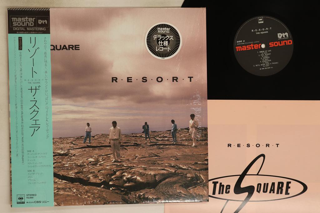 LP Record SQUARE - Resort (- Master Sound) 30AH1638 CBS SONY 1985 Japan Obi Jazz Used