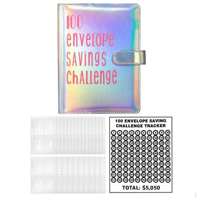 100 Envelopes Money Saving Challenge Binder Budget Easy and Fun Way To Save $5050, Budgeting