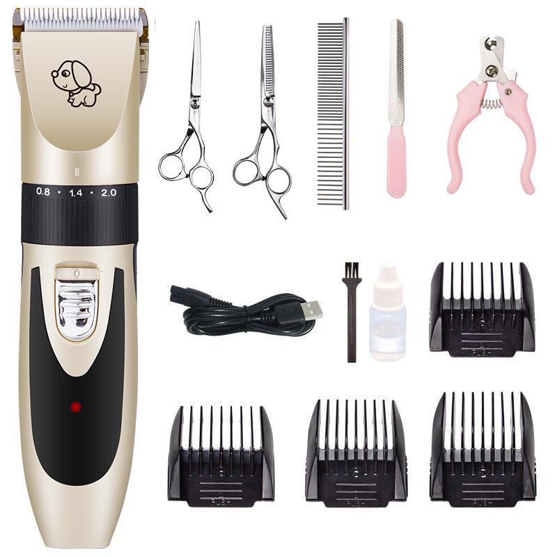Professional Pet Electric Clippers for Dogs & Cats - Grooming Shaver for Teddy, Golden Retrievers & Large Breeds