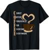 Kaffee Christus bietet Vergebung für jeden überall Geschenk Unisex T-Shirt