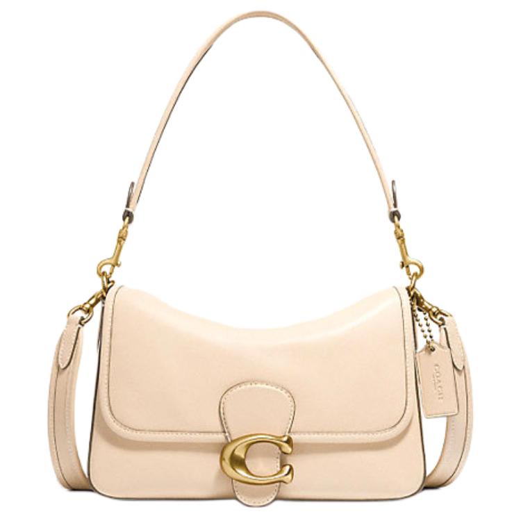 Coach Women's Ivory Tabby 26 Classic C Buckle Fashion Soft Leather Shoulder Bag Shoulder Bag C4823-B4iy