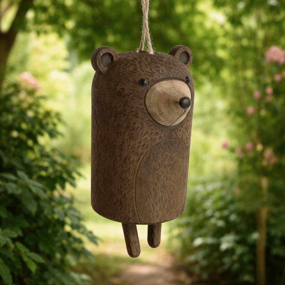 Hanging Resin Animal Wind Chime Cute Garden Pendants Animal Shape Wind Bell  Atmosphere Decorations