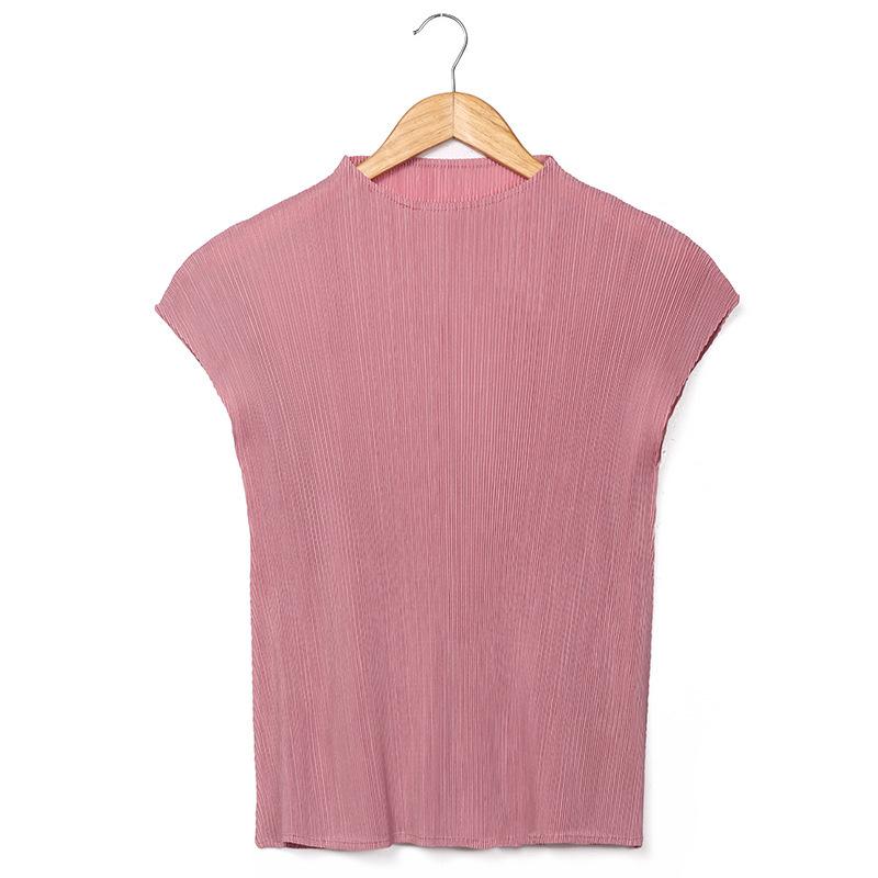 Женская плиссированная футболка — фото 10