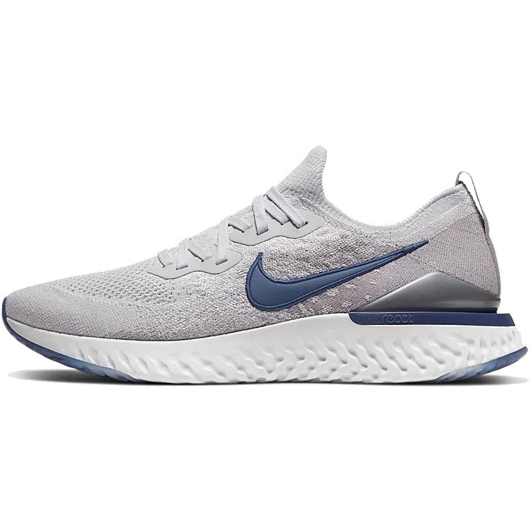 New Nike Epic React Flyknit 2 Vast Grey Coastal Blue BQ8928-015
