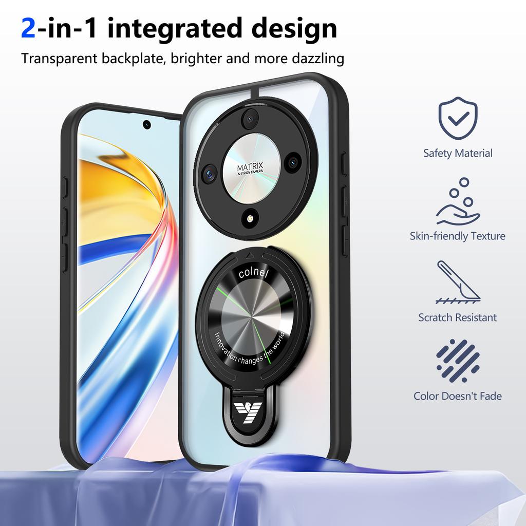 Honor 111lite mobile phone case Honor 111U shield bracket X1D X1C X8D transparent anti-drop protective case