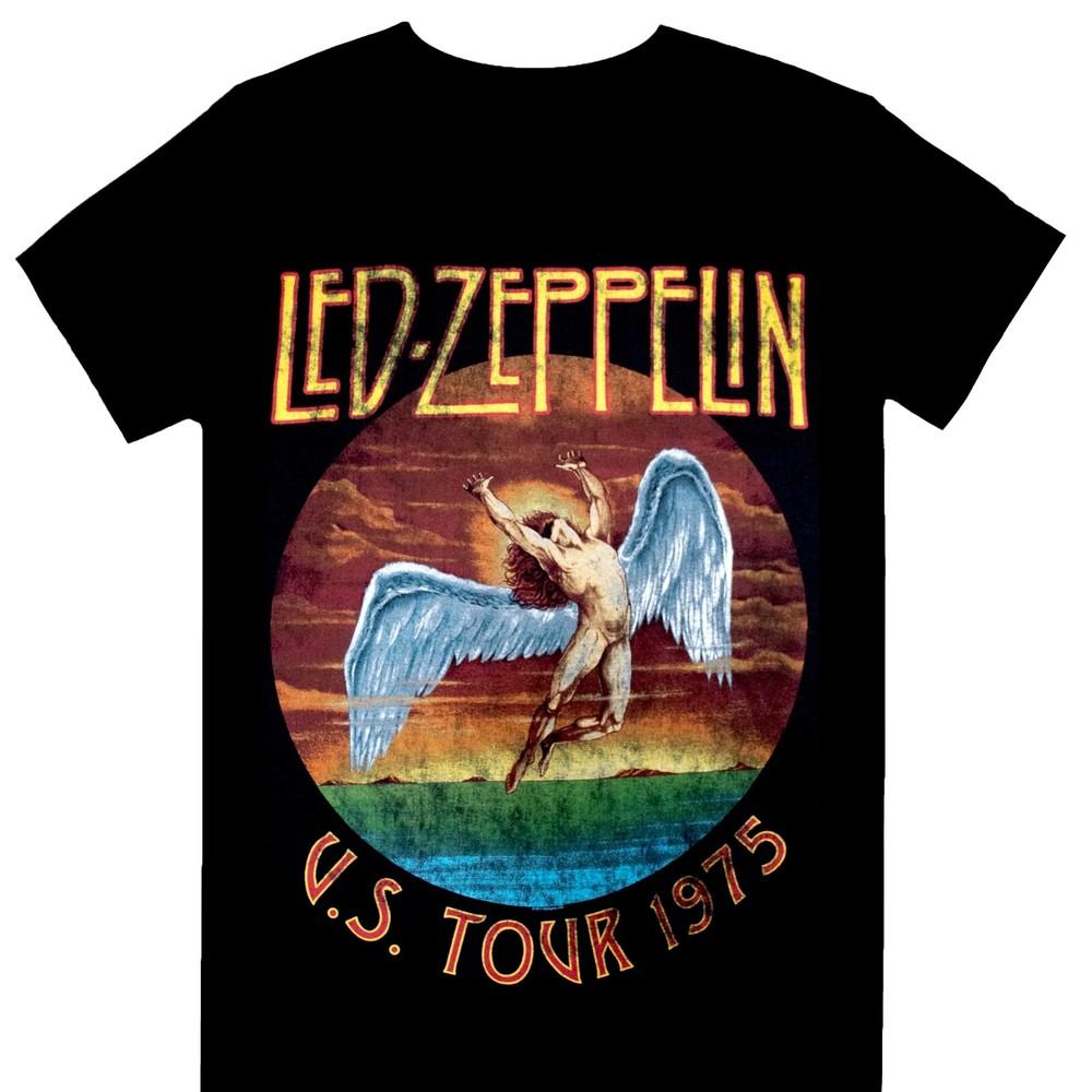 Led Zeppelin U.S. Tour 1975 Licensed T-Shirt XXXXL