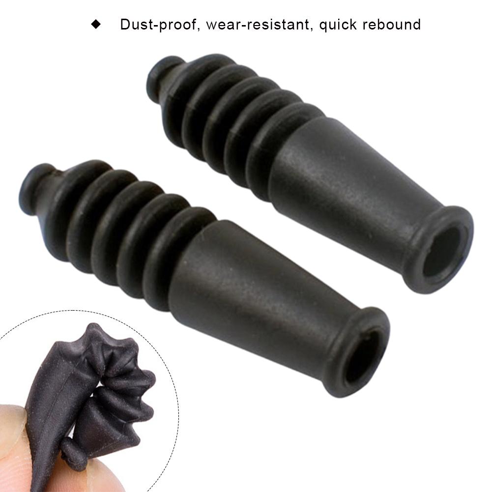 Aluminum Bicycle V Brake Noodles Bend Tube Cable Guide Rubber Head Hose Brake Bicycle Parts MTB Accessories