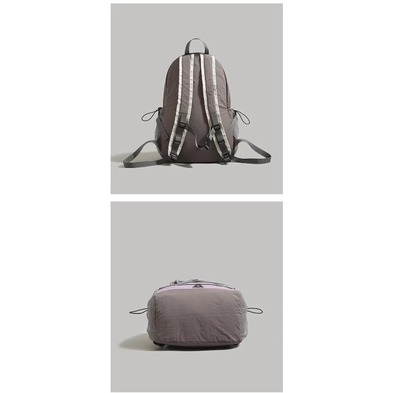 Durable Wear-resistant Nylon Backpack Minimalist Women's Bag College Students Hiking Camping Casual Short