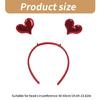 Love Heart Hair Hoop for Women Skidproof and Gentle On Hair Great for Daily Wear and Enhancing Valentine's Party Looks