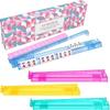 New Non-Slip Mahjong Tile Rack Durable Sturdy Mahjong Ruler Eleagnt Gift Packaging Crystal Clear Mahjong Racks Gift