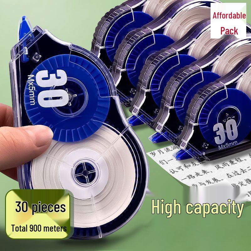 Silent Anti-Drop Correction Tape - Large Capacity, Economical Pack for Students