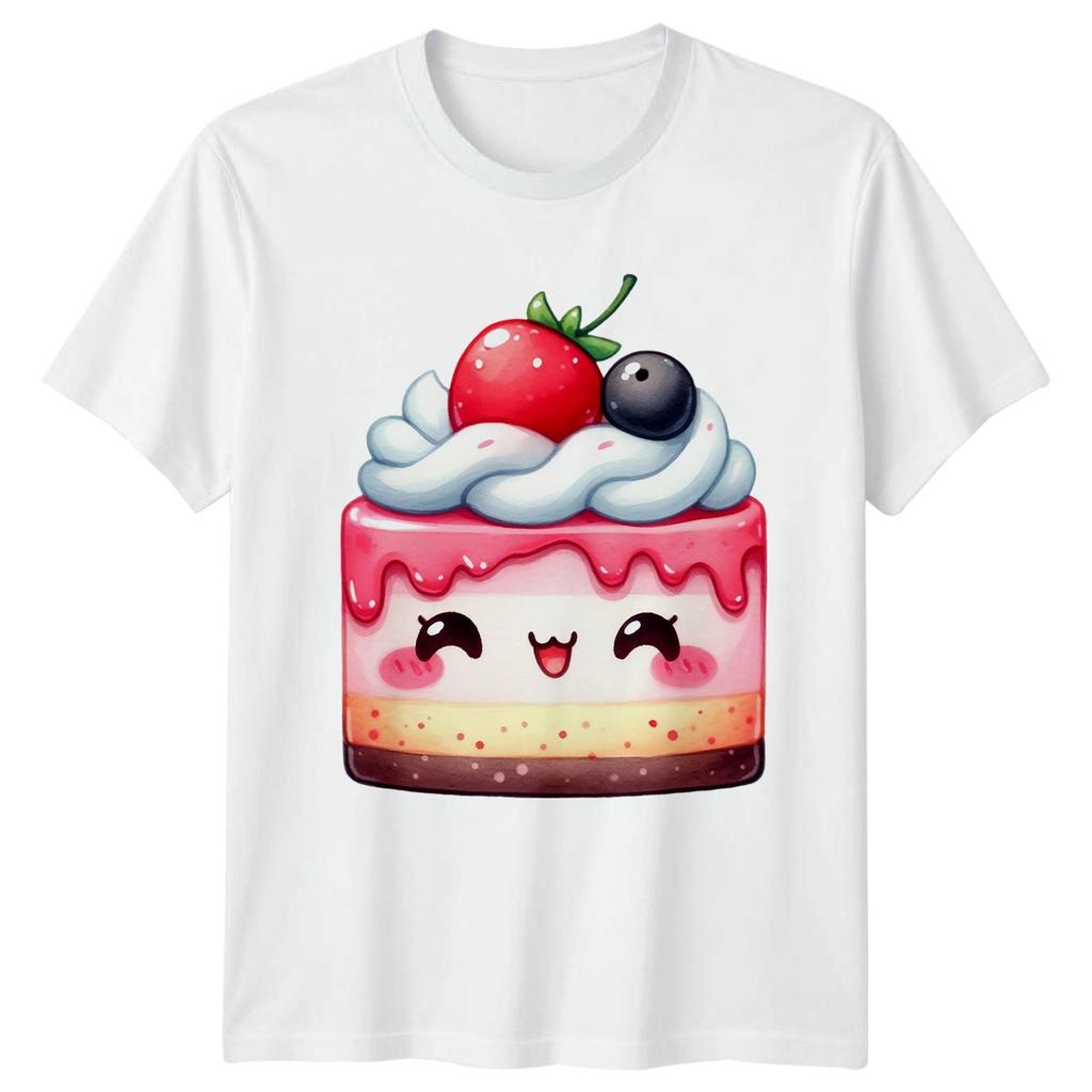 Deliciously Cute Kawaii Cake Sweet TShirt Bakery Pastry Dessert Food Birthday