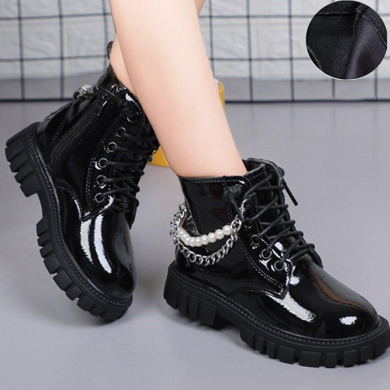 Dívčí jarní módní ležérní krátké kozačky