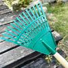 Leaf Rake Detachable Handle Length Lightweight Lawn Rake Adults Kids Extendable Garden Rake Outdoor Leaf Collector