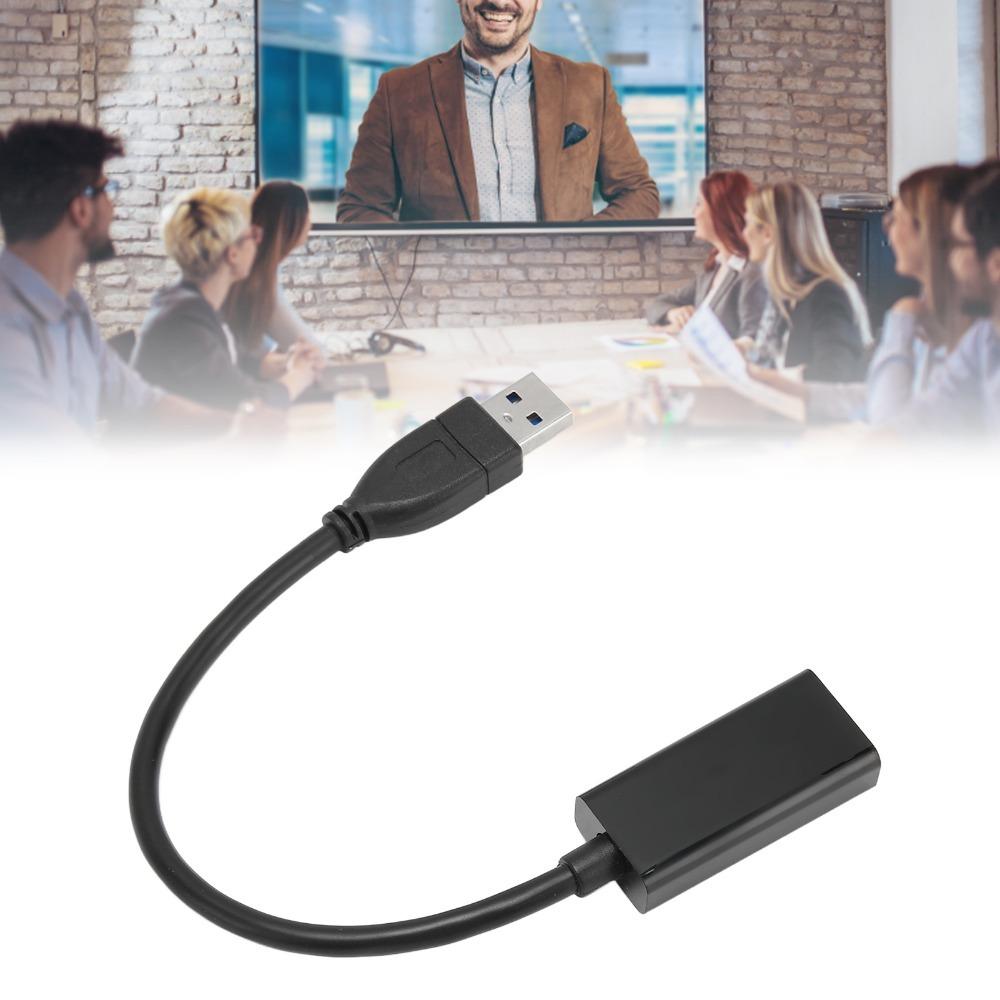 Portable USB3.0 To HD Multimedia Adapter 5Gbps Speed 5Gbps Video Adapter  for Windows PC