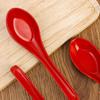 1/5/10pcs Drop-resistant Soup Spoon Bicolor Rice Spoons Japanese Style Long Handle Spoon  Bar