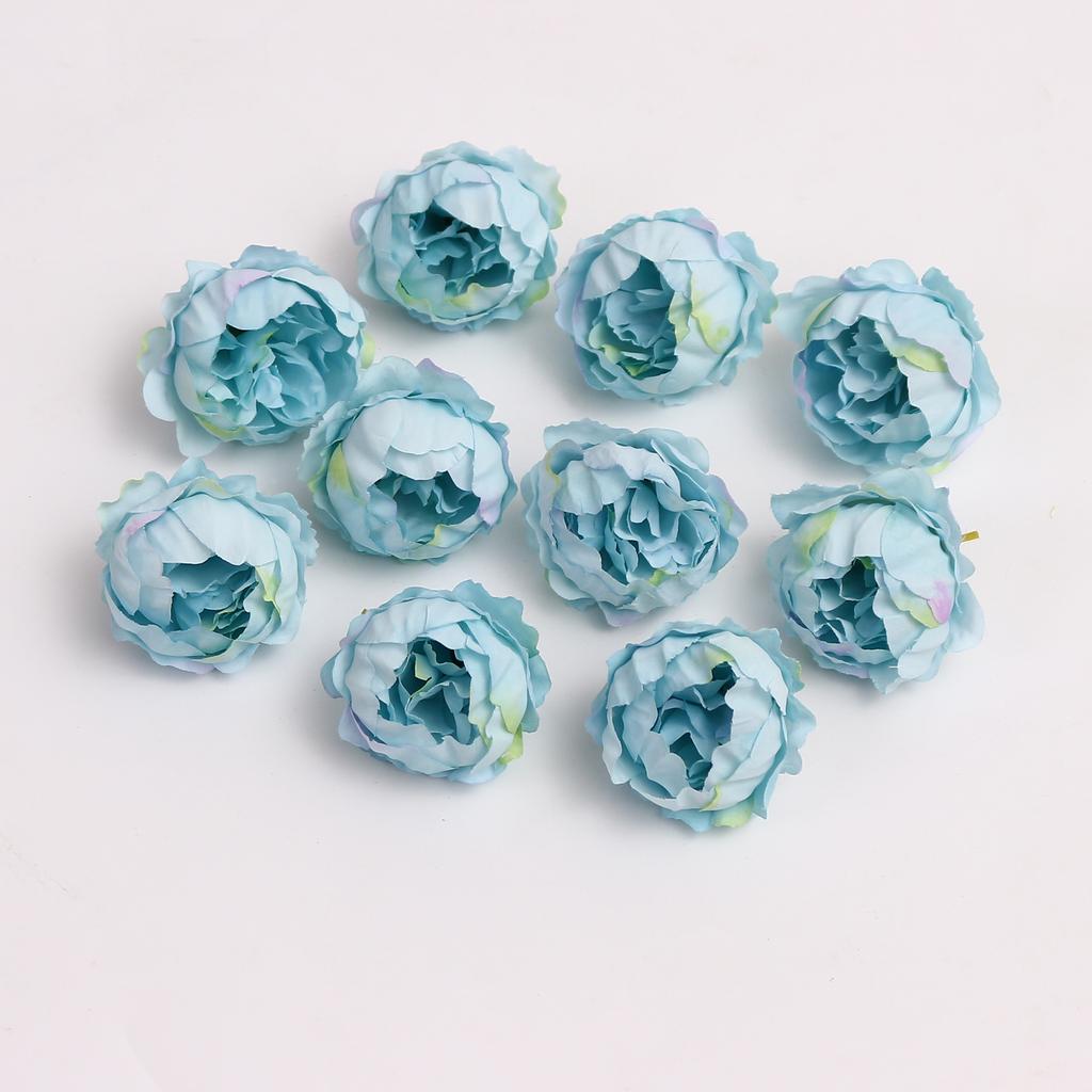 5/10Pcs Artificial Peony Flowers 4.5cm Fake Flower Heads for Home Room Dceor Wedding Marriage Decoration DIY Gifts Accessory