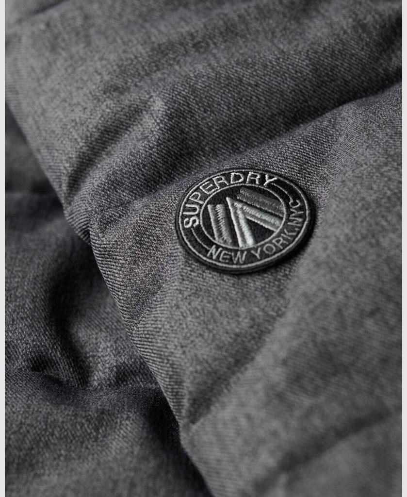 Зимняя куртка Superdry City Chevron Jacket (M5011980A) серая елочка