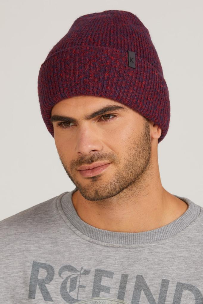 Orazio Men' Cap in Mixed Ginger Color
