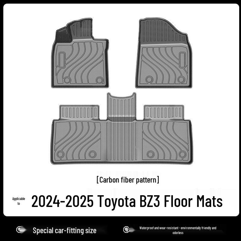 2024 Toyota BZ3 TPE Kofferraummatte: Geruchlos, Umweltfreundlich, Wasserdicht.