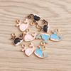 50 Stück Legierung Emaille Fisch Anhänger Wal Fisch Ozean Meerestier Anhänger DIY Zubehör