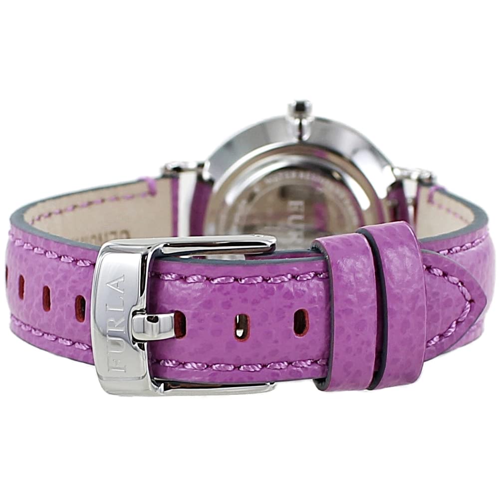pink leather belt R4251108512 wristwatch [Furla] Women's [item]
