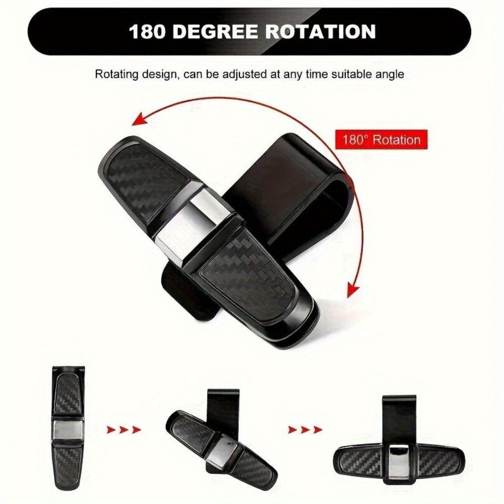 Car Glasses Case Universal Car Sun Visor Glasses Holder Sunglasses Clip Card Ticket Eyeglasses Holder Auto Interior Accessories