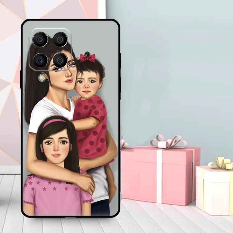 Baby Mama MUTTER Mädchen Königin Hülle Für Samsung Galaxy M35 M56 M12 M06 M32 M52 M55 M15 M11 M13 M14 M16 M36 M31 M53 M34 M54