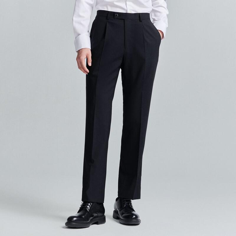Baoxiniao Men's Double-Breasted Wool Suit