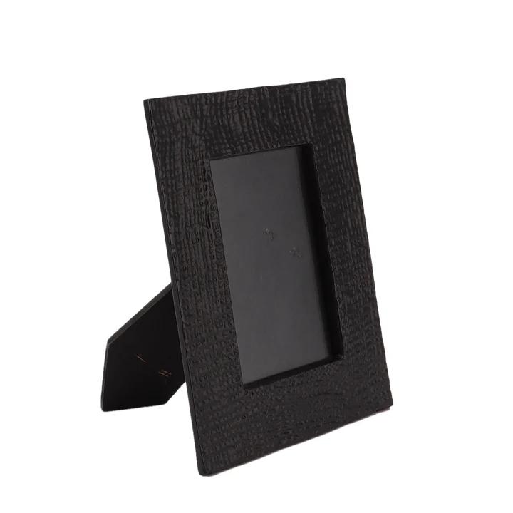 Motif Black Picture Frame Large – Decorative Photo Frame for Wall & Tabletop Display | 21 x 14 x 25 cm