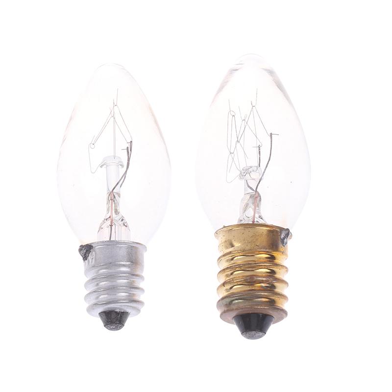 1Pc C7 7W/10W E12/E14 Warm White Bulbs 110V/220V 55*22Mm Christmas Chandelier Plug-In Flea Trap Salt Lamp Candle Light Decor