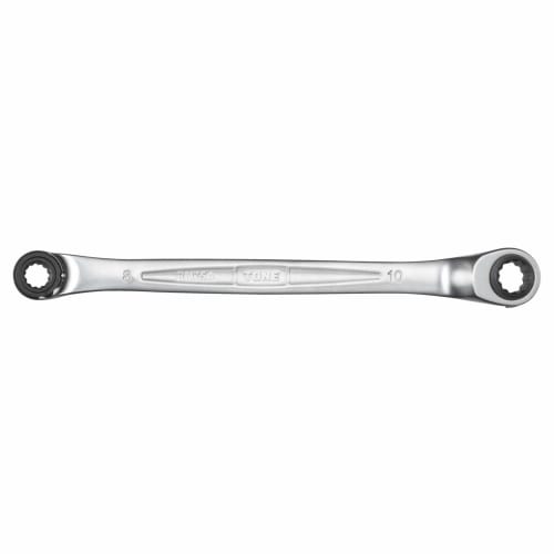 TONE 75 degree double ended ratchet box wrench (deep hole type) RM75A-0810 Width across flats 8 x 10 mm