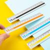 15cm Lightweight Aluminum Measuring Tool With Anti Scratch Surfaces Easy To Read Marking Straight Ruler Ideal For Students